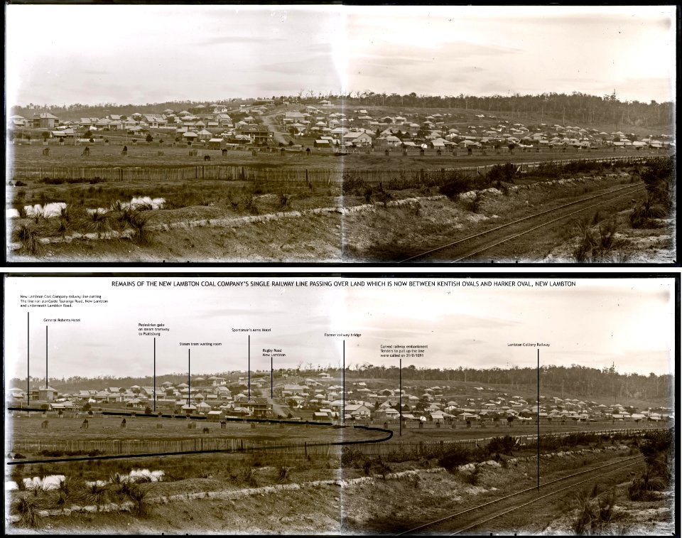 New Lambton Panorama [June 1906] With Annotations by Robert Watson (2015)