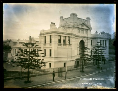 Newcastle Courthouse, Church Street, Newcastle, NSW, 6 April 1893 photo