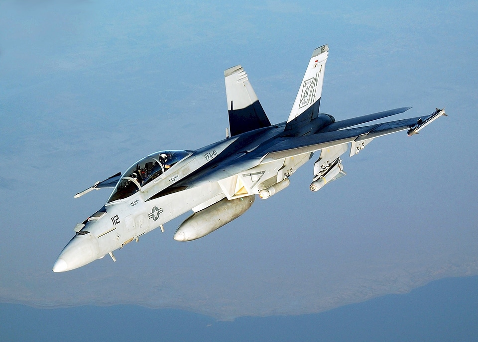 F-18 fighter airplane