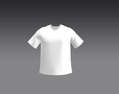 Male White T-Shirt