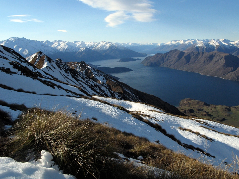 Mountain lake landscape scenery