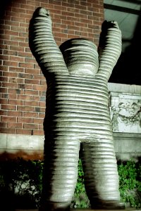 Man Stuck In Cement