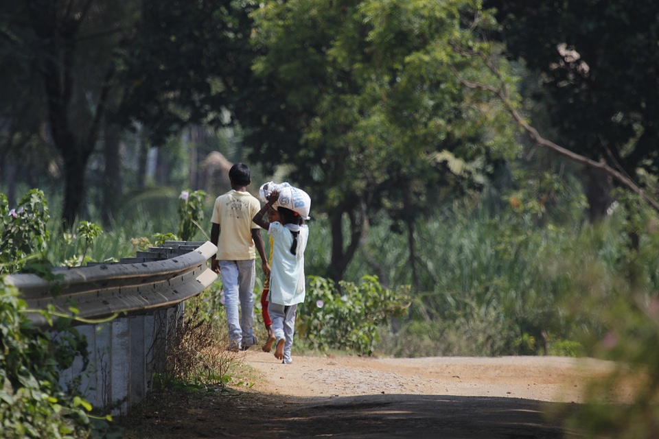 Childhood walking walk