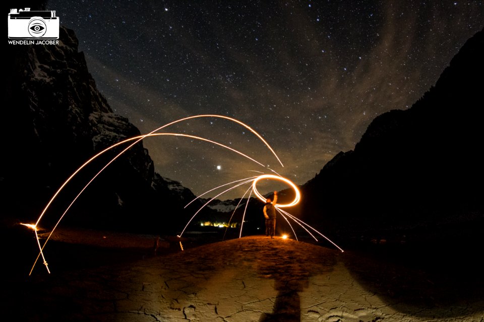 Paradies Light Painting