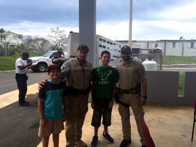 BLM Law Enforcement assist with Hurricane Maria efforts photo