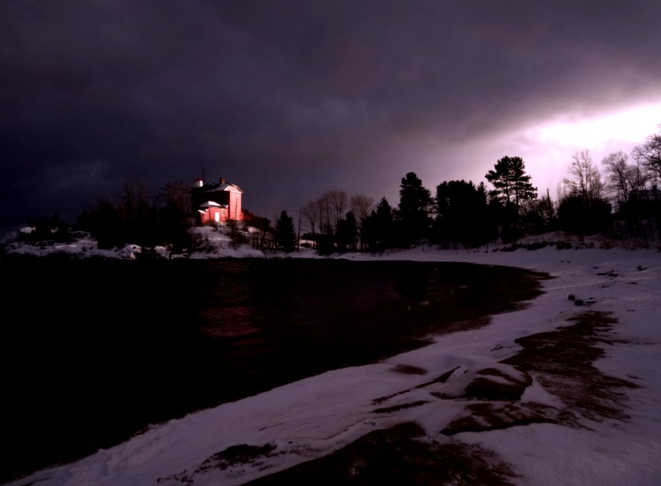 The light in the lighthouse