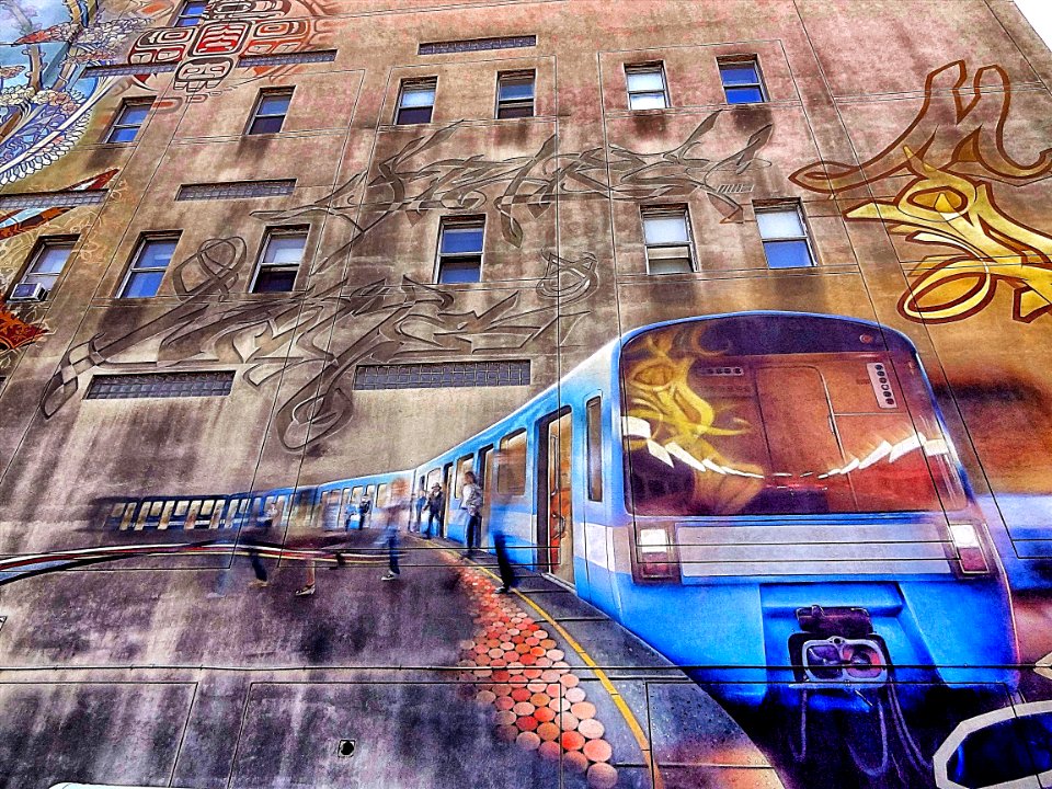 Montreal Metro Painting