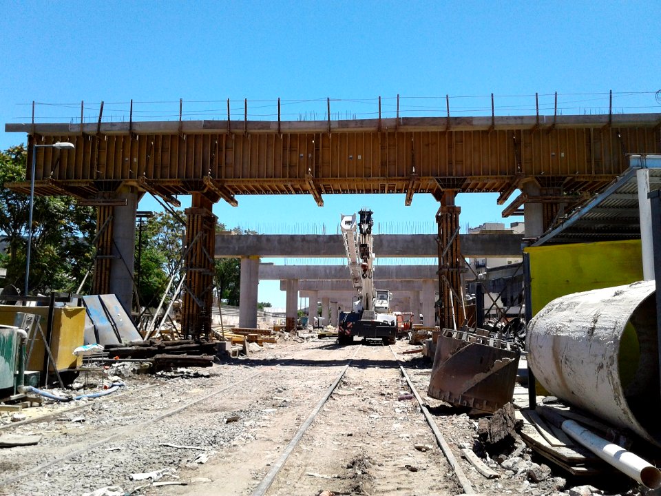 Futura Estación Chacarita Viaducto San Martin Buenos Aires Argentina