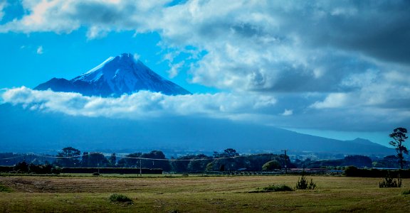 View of the Mount Taranaki