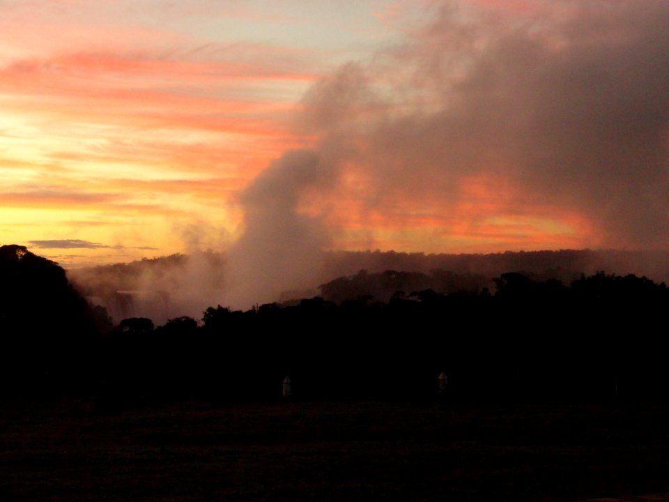 Amanece en el Parque Nacional Iguazu Argentina