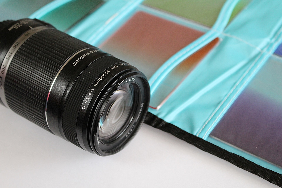 Camera lens color graduated filters photo accessories