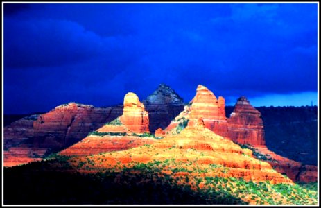 Stormy Sky in Red Rock Canyon photo