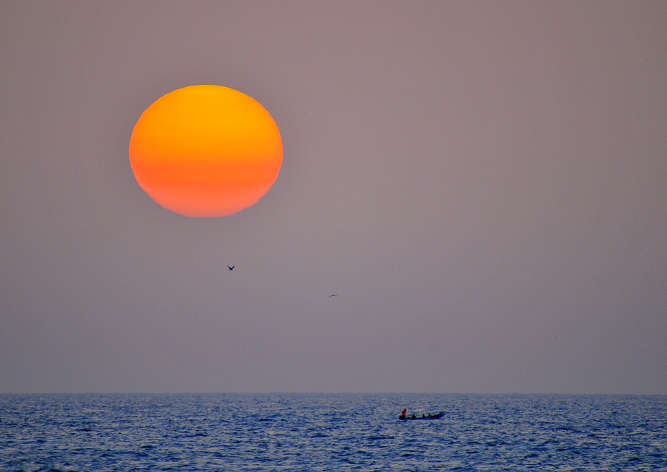 Canoe fishing senegal