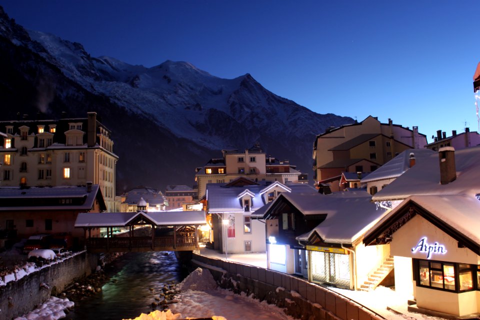 Chamonix river photo