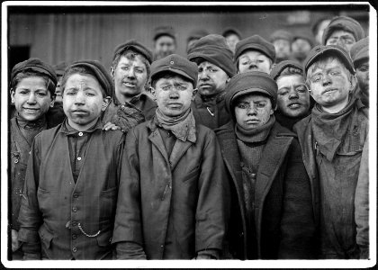 Child Labor: Breaker Boys, Pittston, PA, USA, 1911. photo