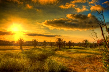 Portugal Sunset Dream HDR photo