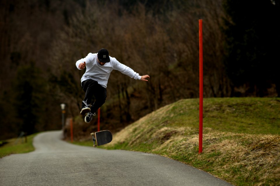 Love skateboarding