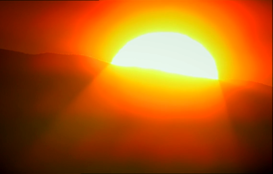 Sunrise Beyond Dune-Mongolia