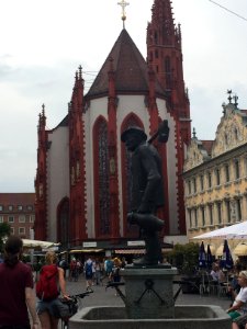 Wurzburg has a big shopping area