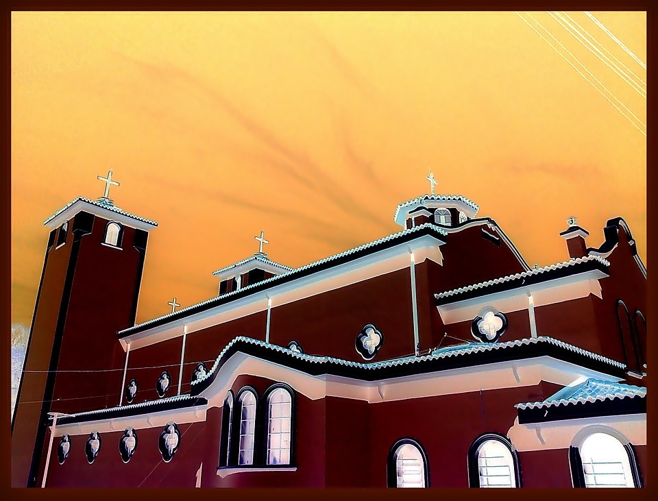 Sky silhouettes architecture