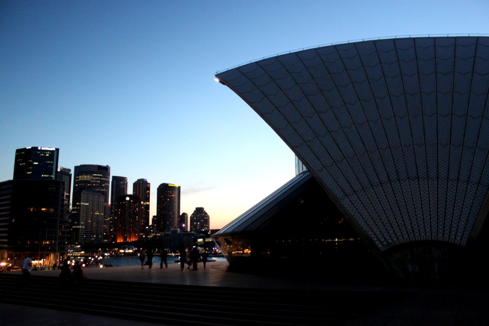 Syndey opera by night