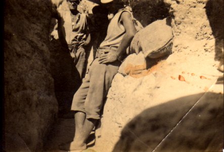 In the trenches at Anzac 1915 photo