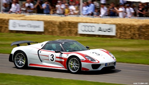 2015 Goodwood Festival Of Speed - Porsche 918 Spyder ‘Weissach’