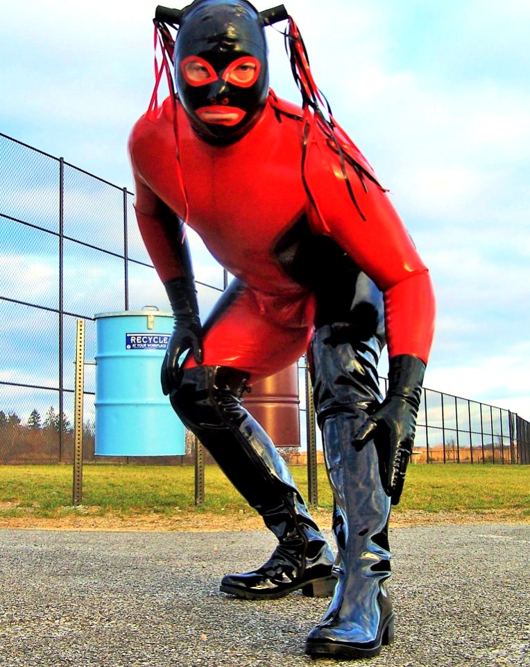 Red and Black Latex