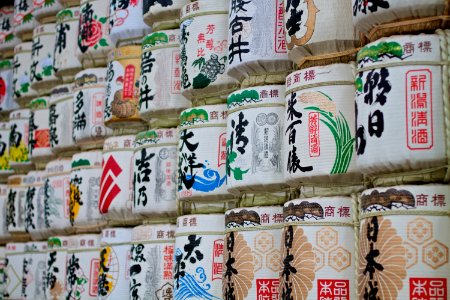 Sake Barrels