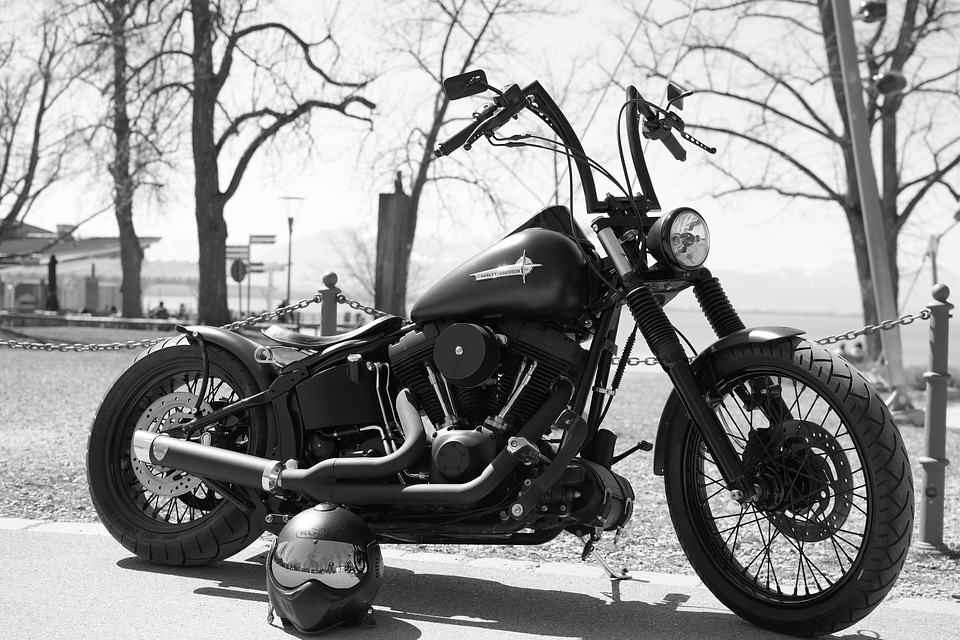 Bike black two wheeled vehicle