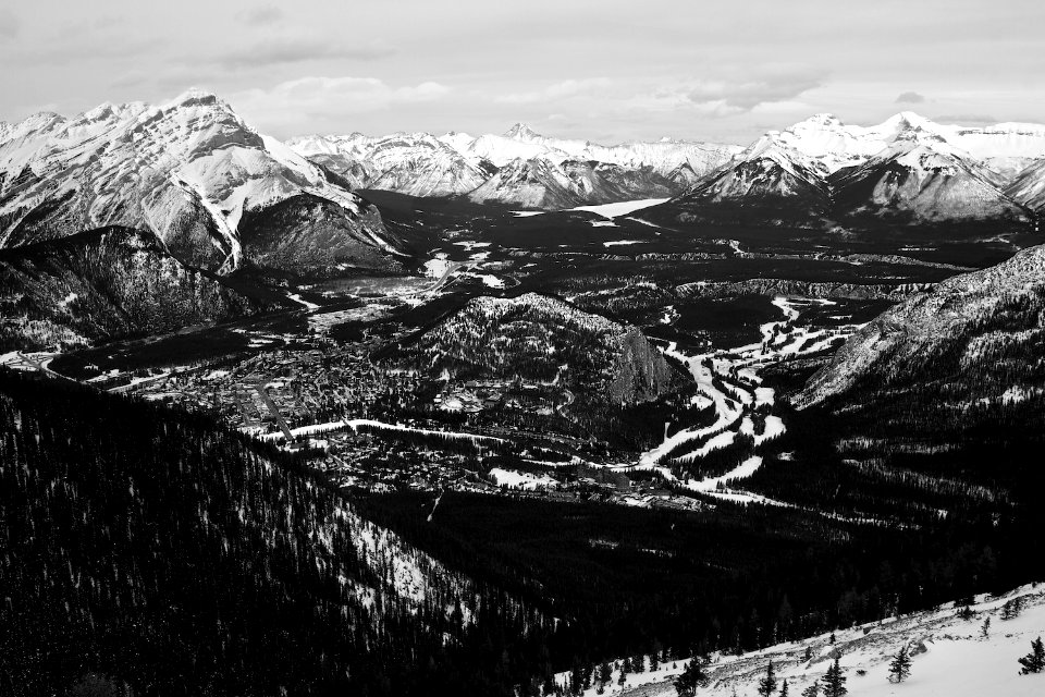 Sulphur Mountain Landscape