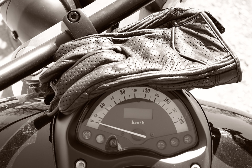 Motorcycle bike black