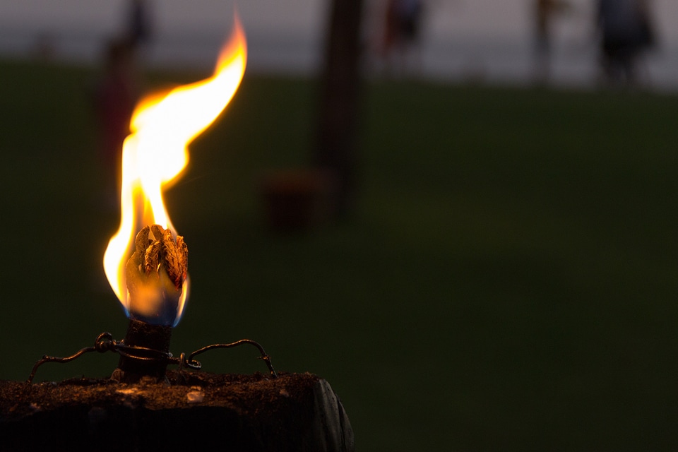 Evening candlelight holiday