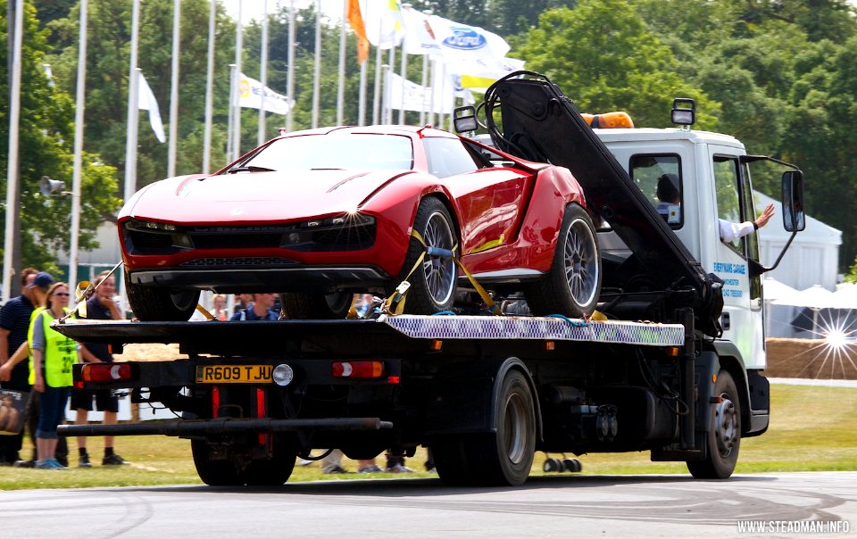2013 Goodwood Festival Of Speed - Crashed ItalDesign Giugiaro