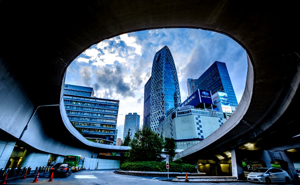 The framed tower