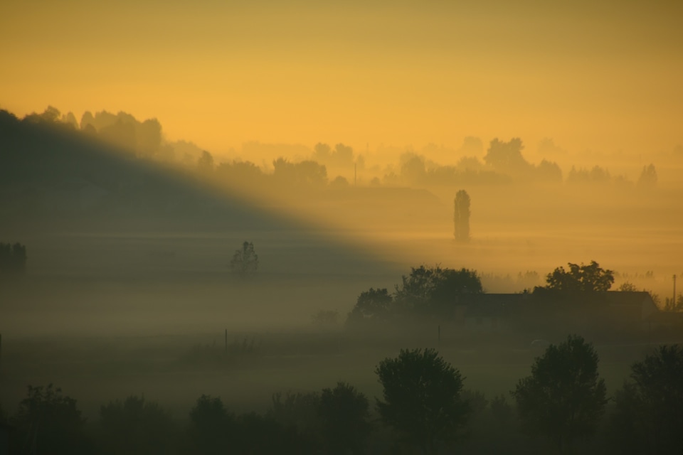 Morgenstimmung sunrise sunbeam photo