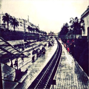#train #station #rabat #ville . . . . . . . . . #prisma #prismacolor #filters #morocco #rabat photo
