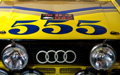 Old Audi Rally Car