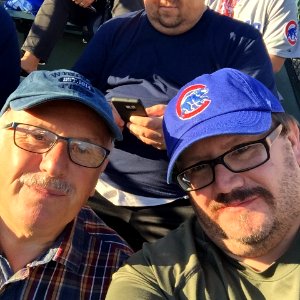 Dad's first ball game