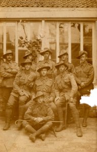 Staff and NCOs of the 9th Battalion A.I.F photo