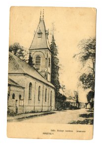 Postcard of Amiens, circa 1916.