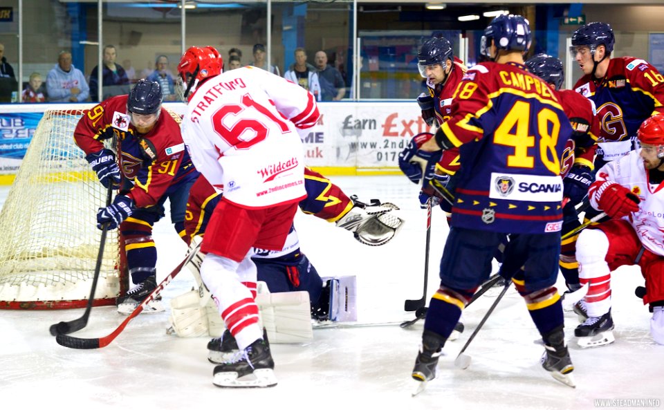 Ice Hockey - Guildford Flames At Swindon Wildcats