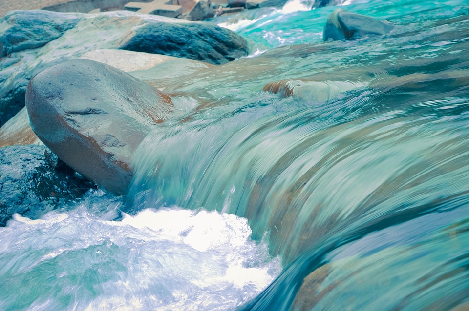 Cascade waterfall river