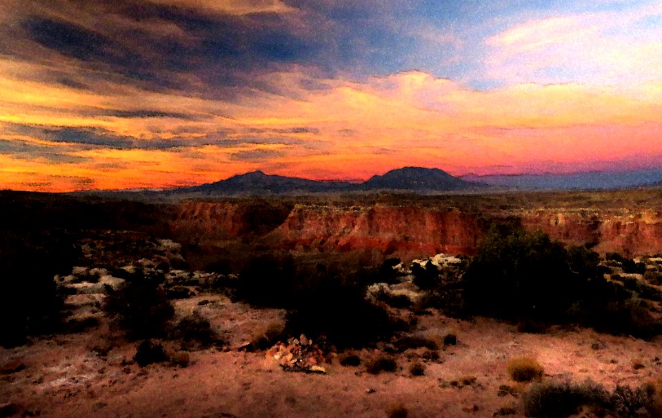 UT - (10-23-2017) - 1 - Campsite along west rim of Bullfrog Canyon (23)