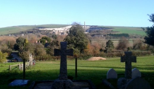 View from Coombes Church