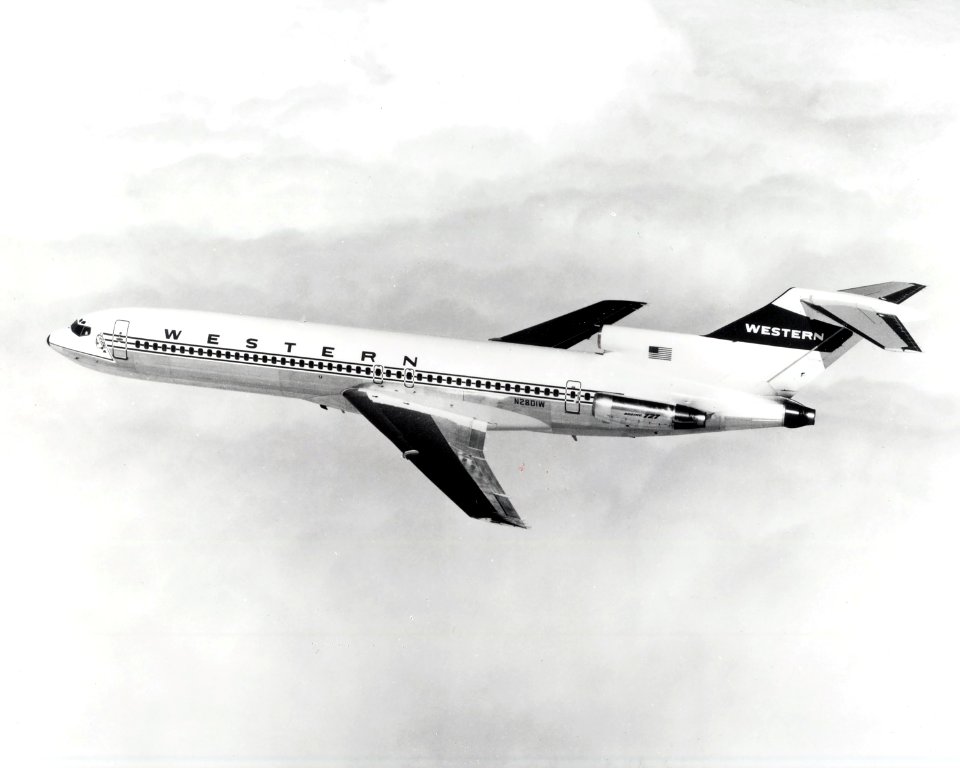 WAL B727-200 inflight 1969