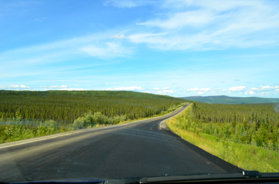 Paved section of Dalton Highway