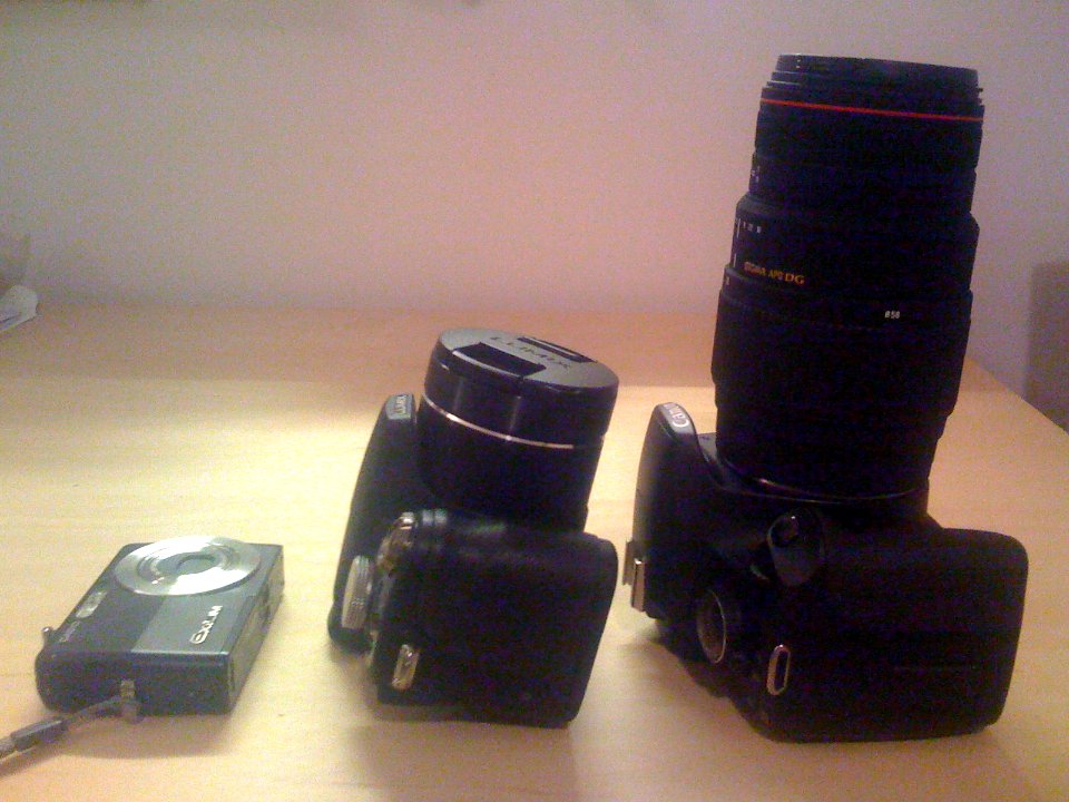 Camera progression as a bar-graph