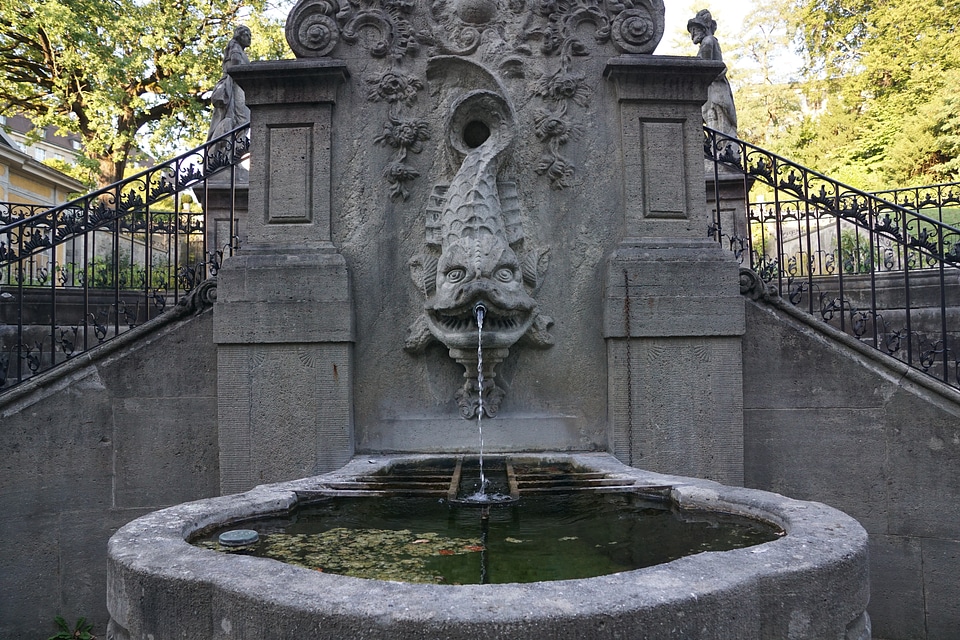 Zurich baroque garden