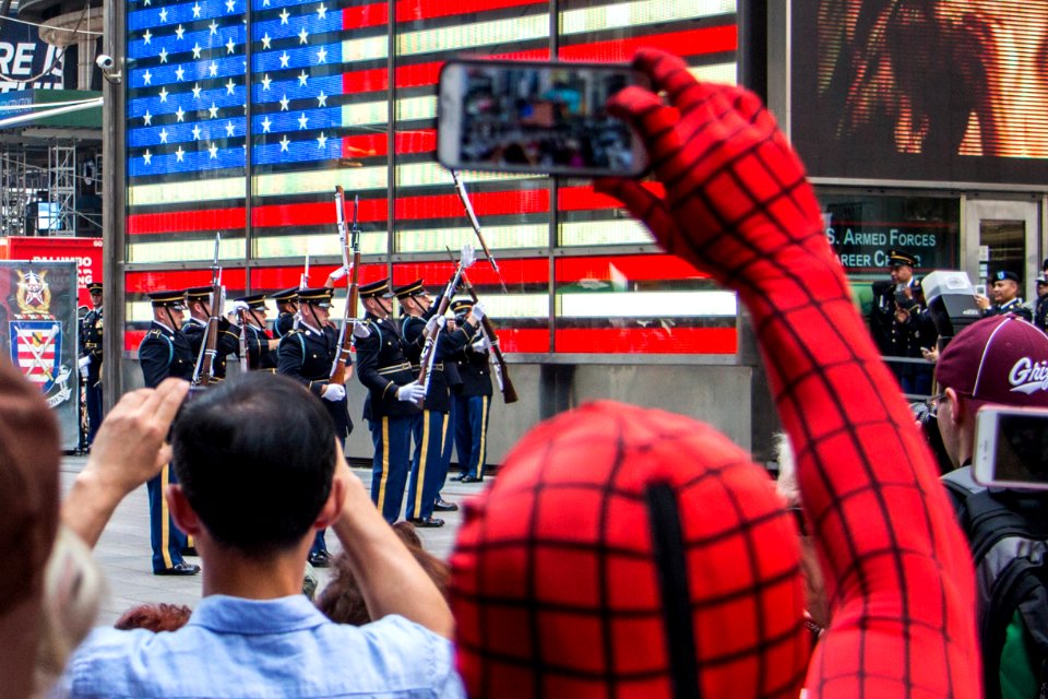 Because Even Super Heroes Need Heroes - U.S. Army 240th Birthday Celebration in New York City